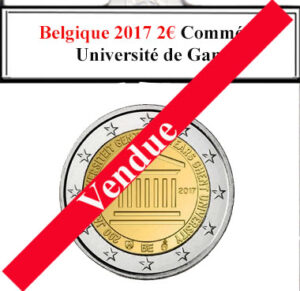 La collection d'euros de Belgique inclut une pièce commémorative de 2€ de 2017, célébrant le 200e anniversaire de l'Université de Gand. Recherchée par les collectionneurs, cette pièce met en avant l'importance historique et académique de l'institution, enrichissant ainsi la diversité et la valeur culturelle de la numismatique belge.