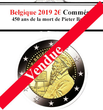 La collection d'euros de Belgique inclut une pièce de 2€ de 2019, commémorant les 450 ans de la mort de Pieter Bruegel. Cette édition spéciale honore le célèbre peintre flamand, attirant les collectionneurs pour son design unique et son importance culturelle, enrichissant la diversité numismatique belge.