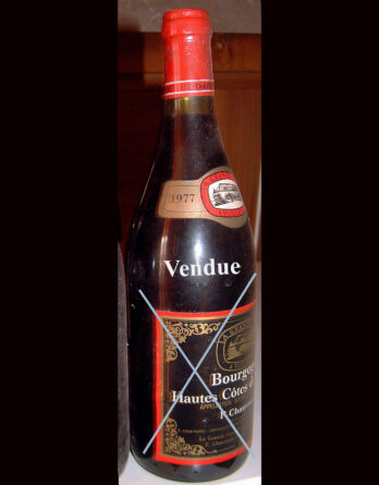1977 Bourgogne Chauvenet Hautes Cotes de Beaune