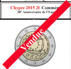 La collection d'euros de Chypre inclut une pièce commémorative de 2€ de 2015, célébrant le 30e anniversaire de l'Euro. Cette édition spéciale marque l'adoption de la monnaie unique européenne, symbolisant l'intégration économique et culturelle. Elle attire les collectionneurs par son importance historique et sa valeur symbolique dans l'Union européenne.