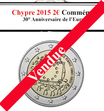 La collection d'euros de Chypre inclut une pièce commémorative de 2€ de 2015, célébrant le 30e anniversaire de l'Euro. Cette édition spéciale marque l'adoption de la monnaie unique européenne, symbolisant l'intégration économique et culturelle. Elle attire les collectionneurs par son importance historique et sa valeur symbolique dans l'Union européenne.