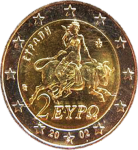 Je ne dispose pas d'informations spécifiques sur une pièce grecque de 2 euros de 2002 avec un "S" dans une étoile.